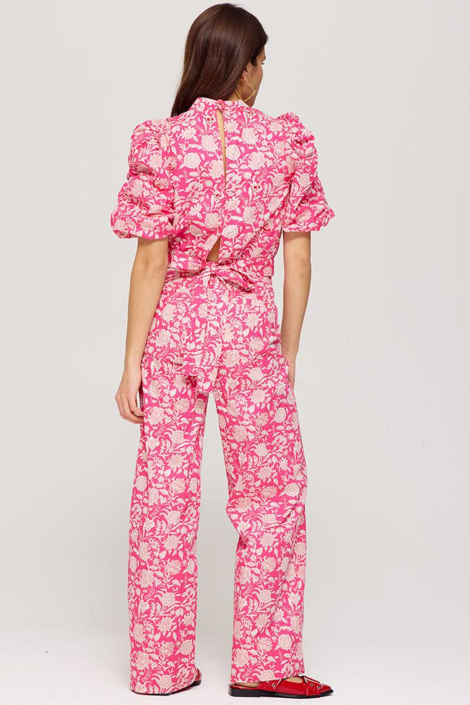 Harper & Yve roze dames broek