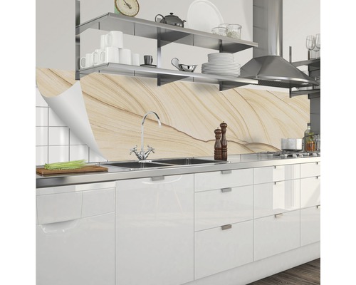Keukenachterwand mySpotti Splash Cipollion stenen muur 2200 x 600 mm SP-F1-1827