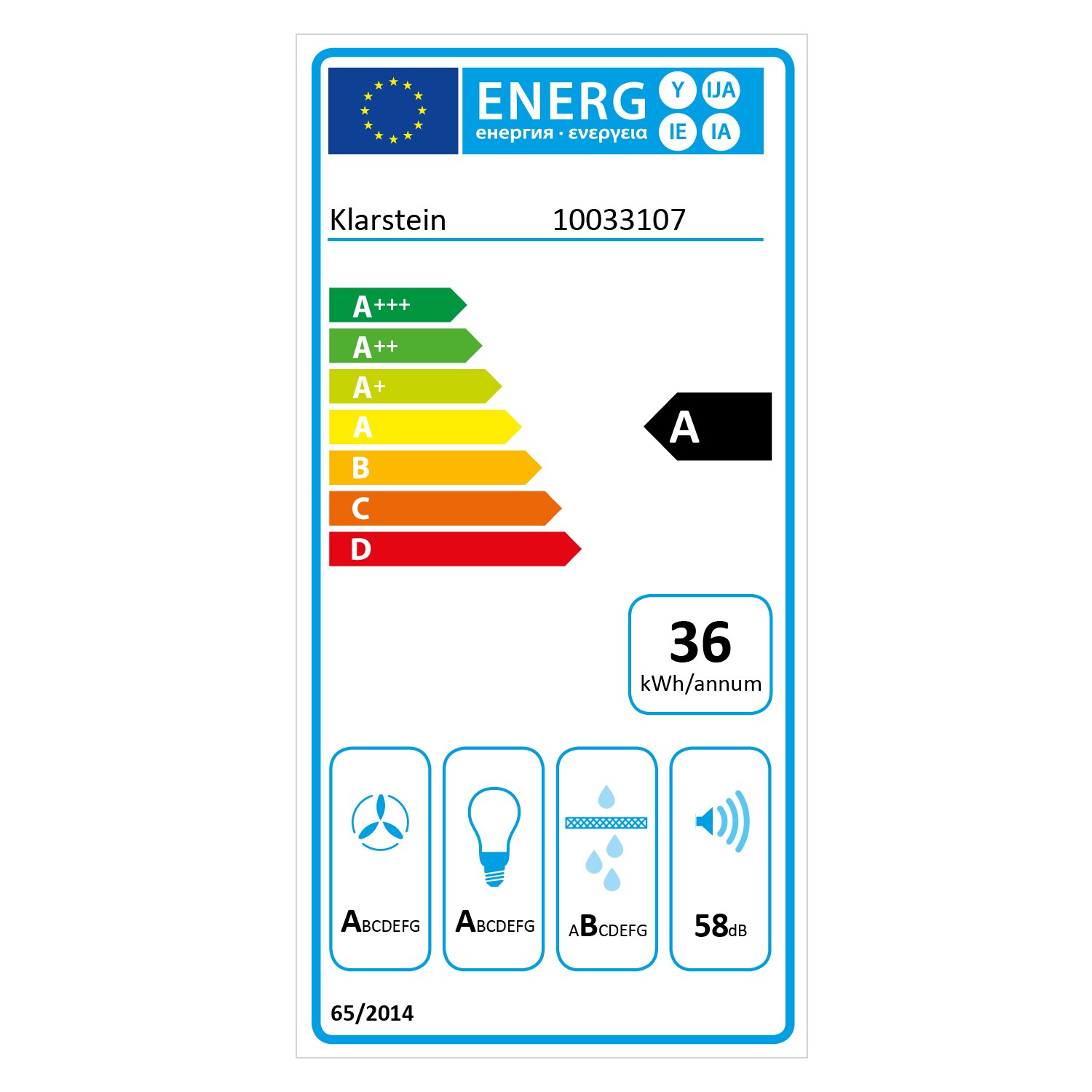 Kronleuchter L Inselabzugshaube 60cm Abluft: 590m³/h LED Touch Glas weiß Weiß