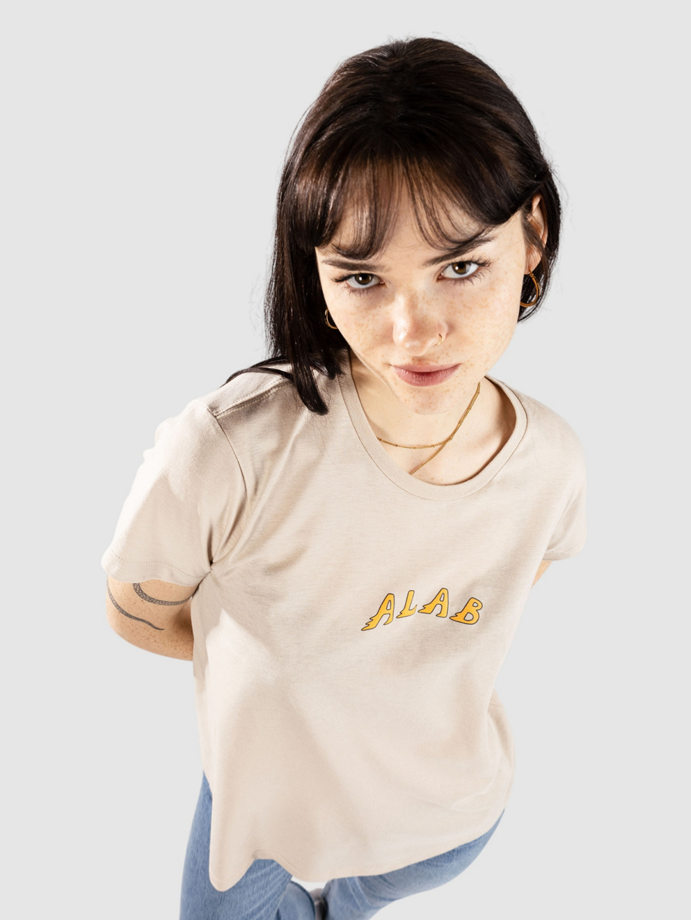 A.LAB Catch Up T-Shirt beige