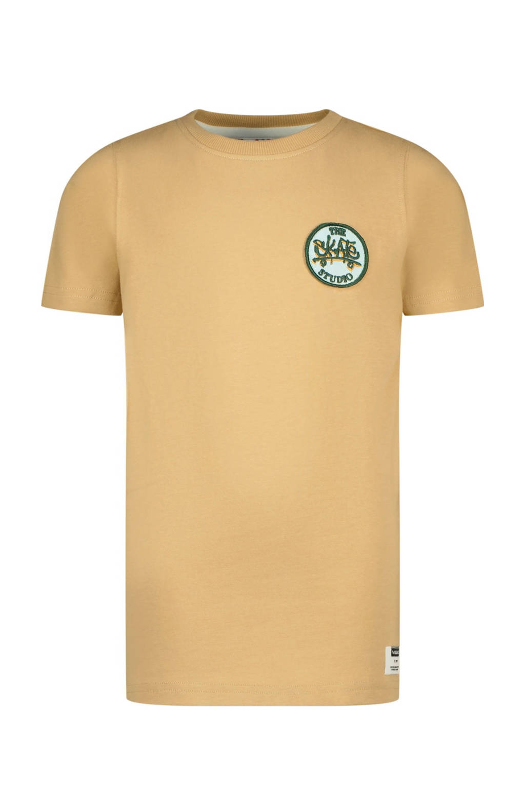 Vingino T-shirt Hanyi met backprint zandsteen