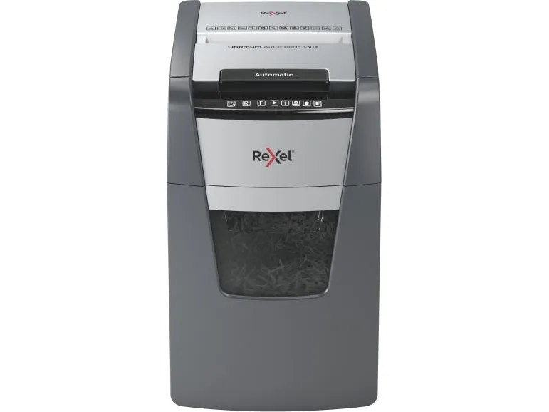 Makulator Rexel Optimum AutoFeed  130X krydsmakulering 4x28 mm (P-4)