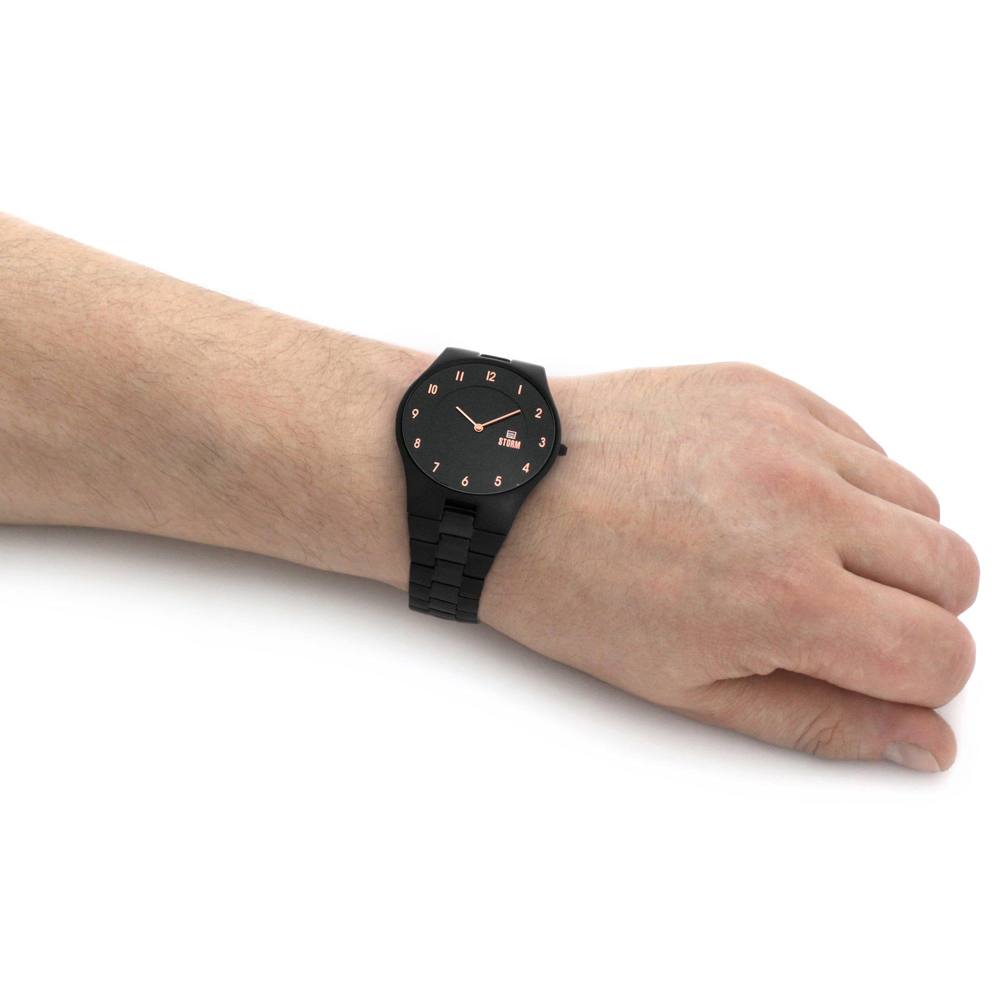 Storm Sleek Slate Stainless Steel Fashion Analogue Quartz Watch