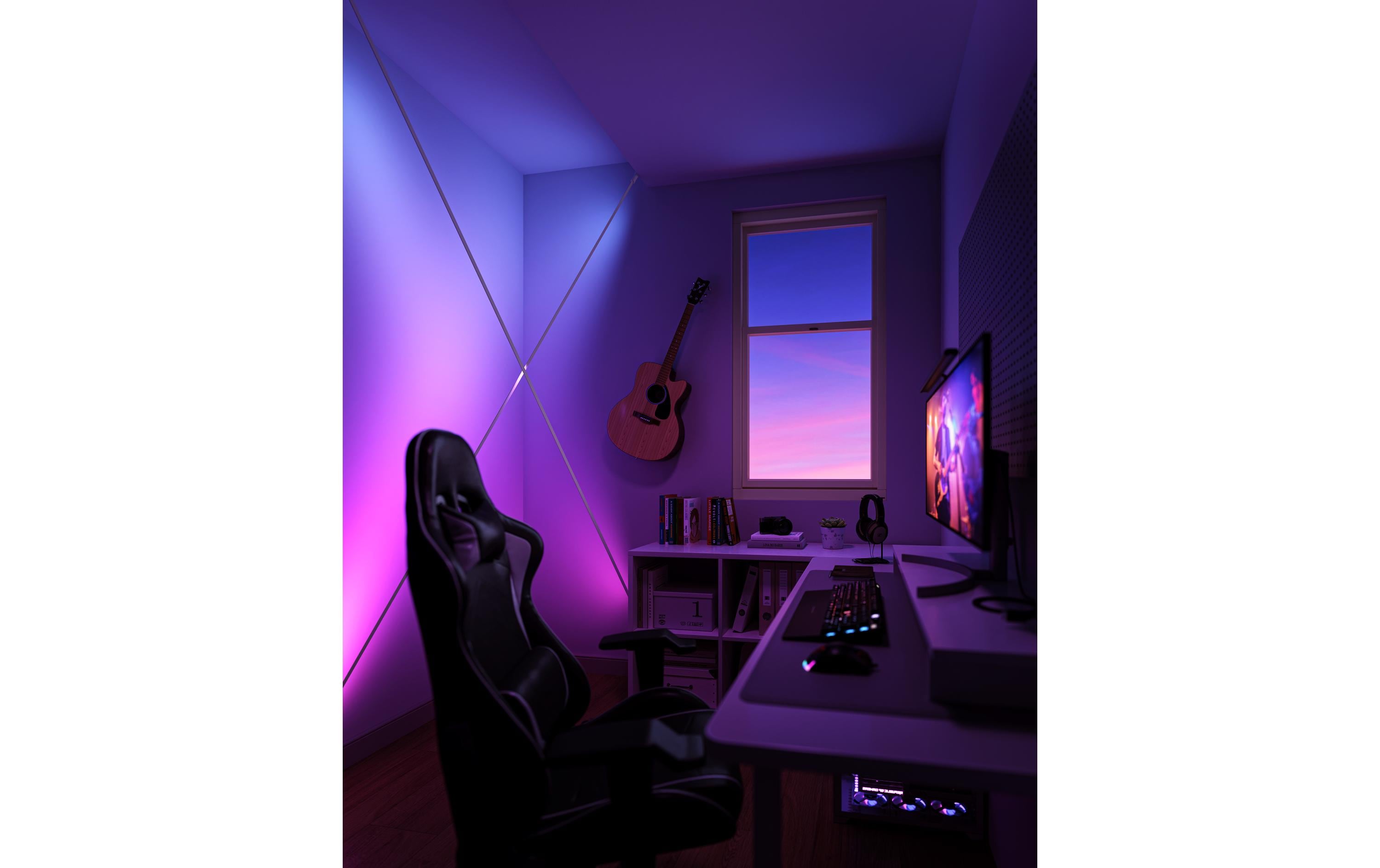 LED Stripe RGBICWW Skyline Strip LightWLAN-fähige Smart LED-Lichtleiste