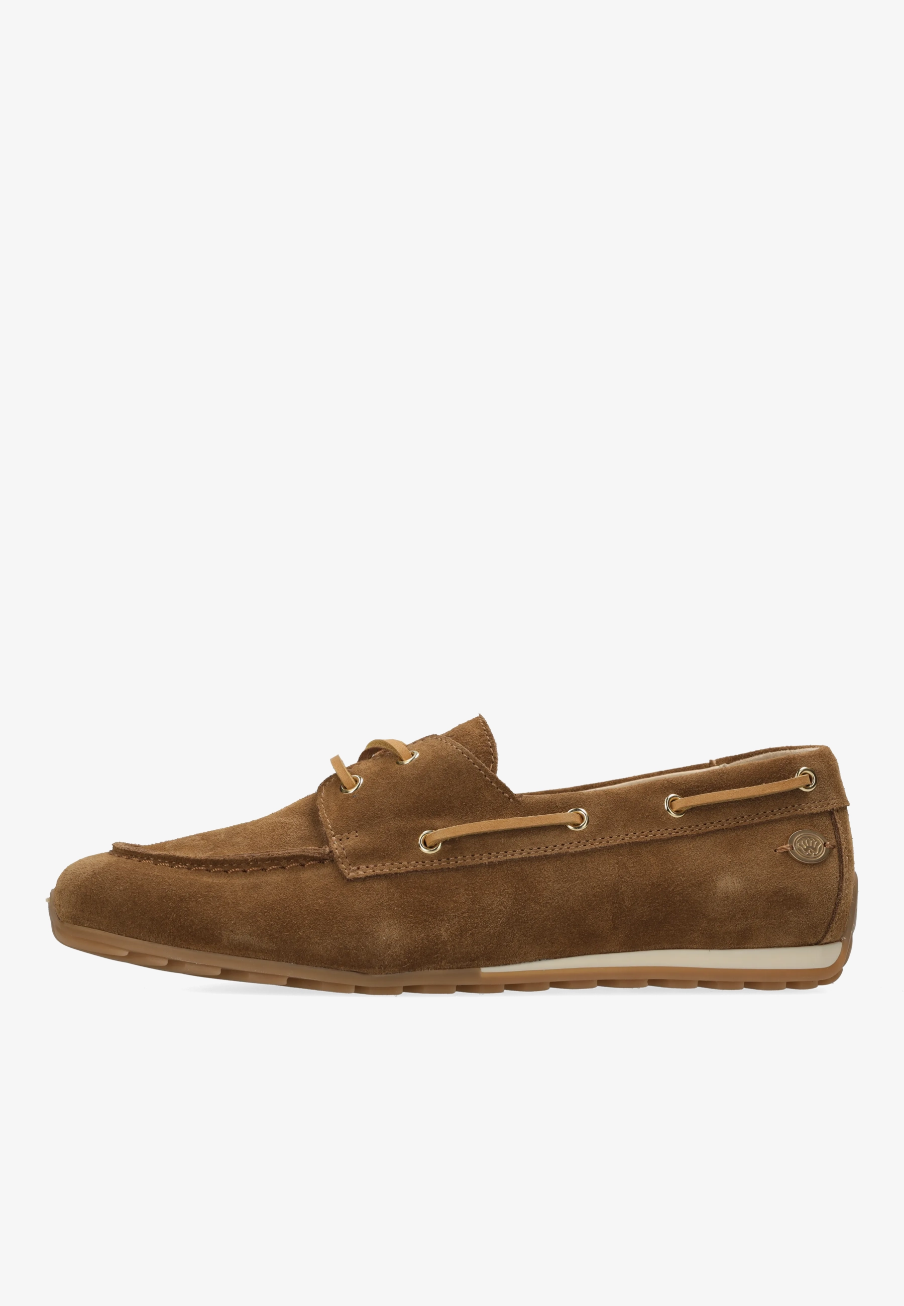 UTA MOCCA Moccasin suede Cognac
