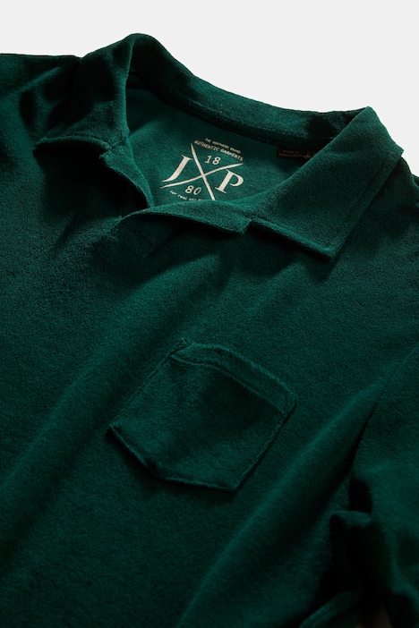 Poloshirt, Halbarm, Frottee, Cuba-Kragen