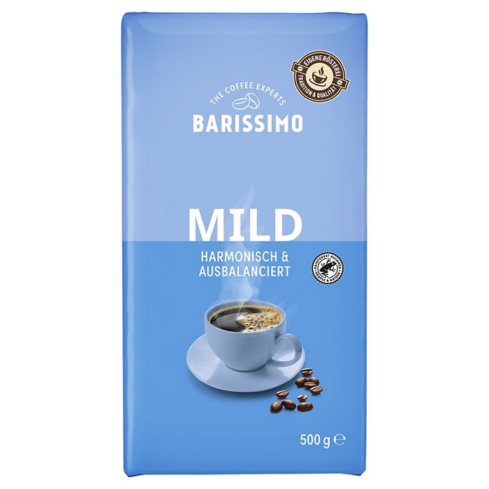 BARISSIMO Mahlkaffee Mild 500 g