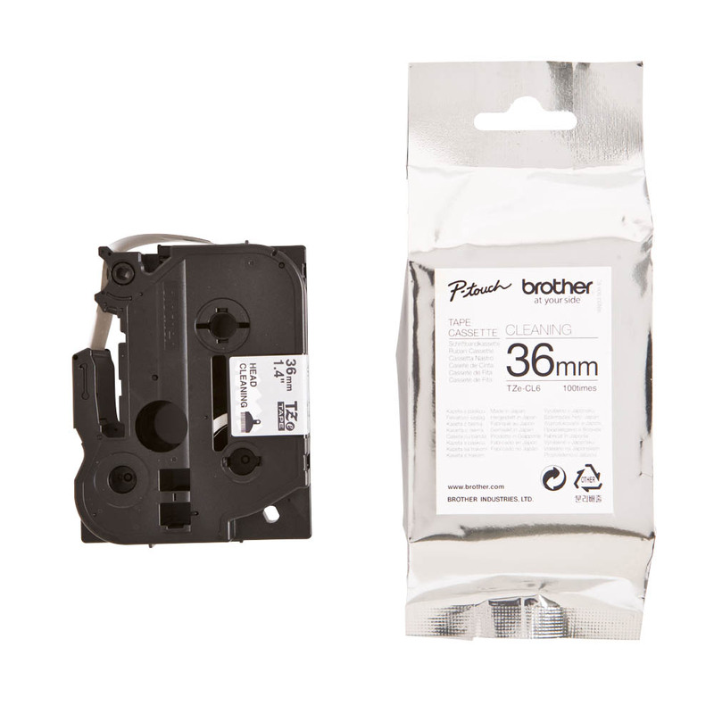 Brother P-Touch Reinigungskassette TZe-CL6, 36 mm