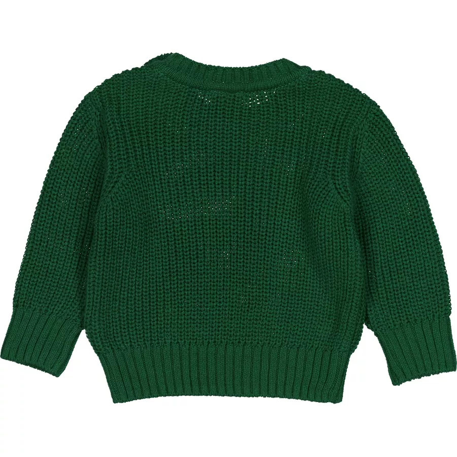 Fred's World Babystrickpullover Earthgreen