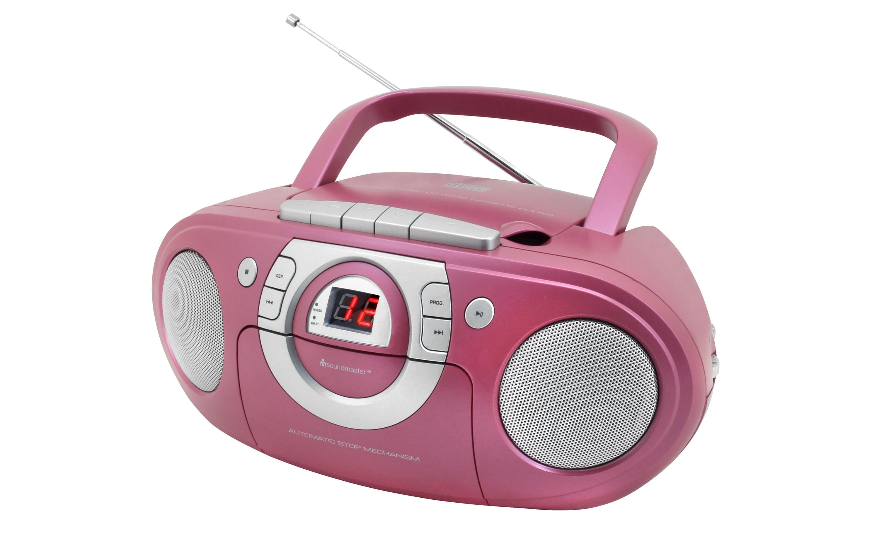 Radio/CD-Player SCD5100PI PinkRadio-Kassettenspieler mit CD-Spieler