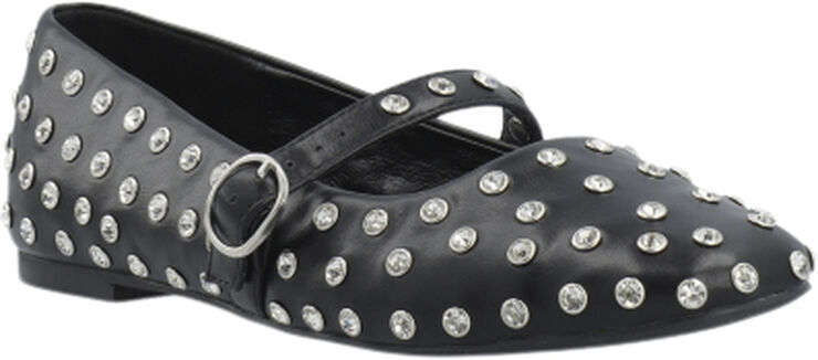 Bianco Fall Simili Mary Jane #P Black