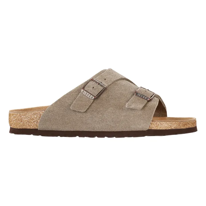 BIRKENSTOCK Sandales Zürich Chaussant Etroit | Taupe