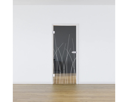 Pertura glazen deur Glera Reeds 01 584 x 2085 x 8 mm Links voor montage Studio Office