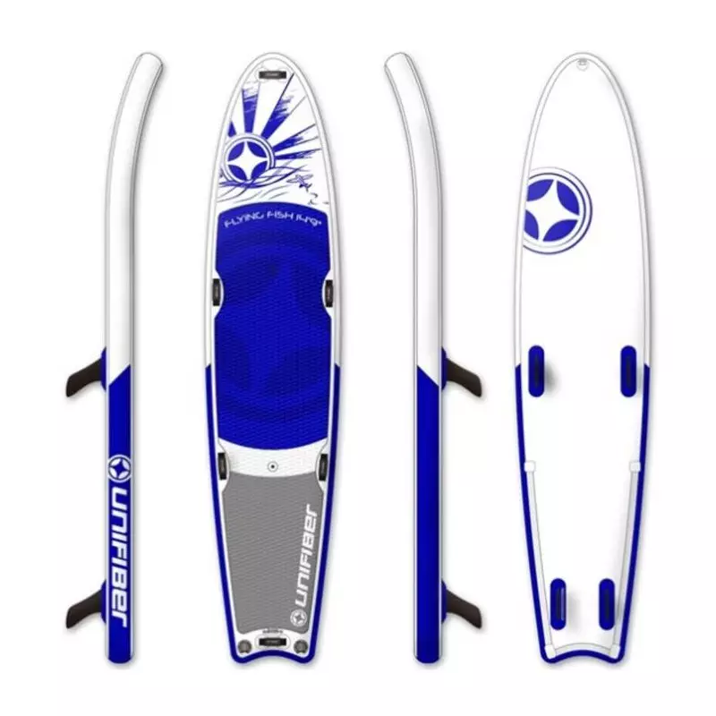 Stand Up Paddle Gonflable UNIFIBER Flying Fish Tandem Event iSup 14.9 Naked