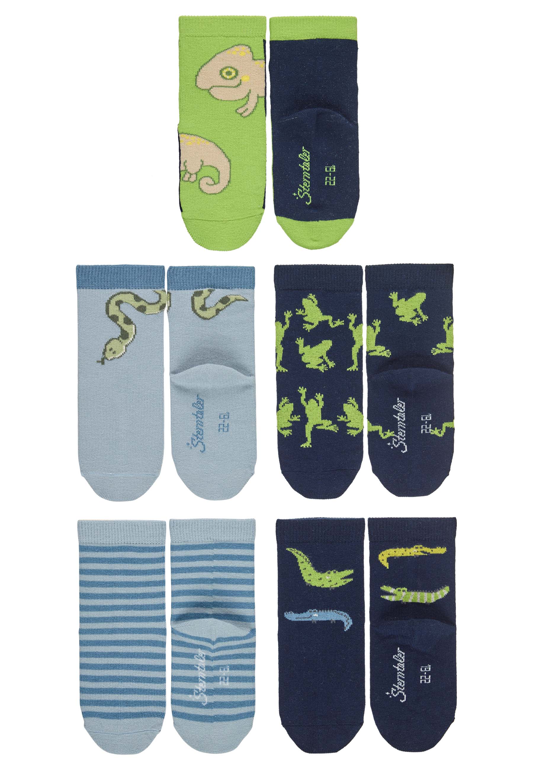 Socken FROSCH 5er Pack in marine
