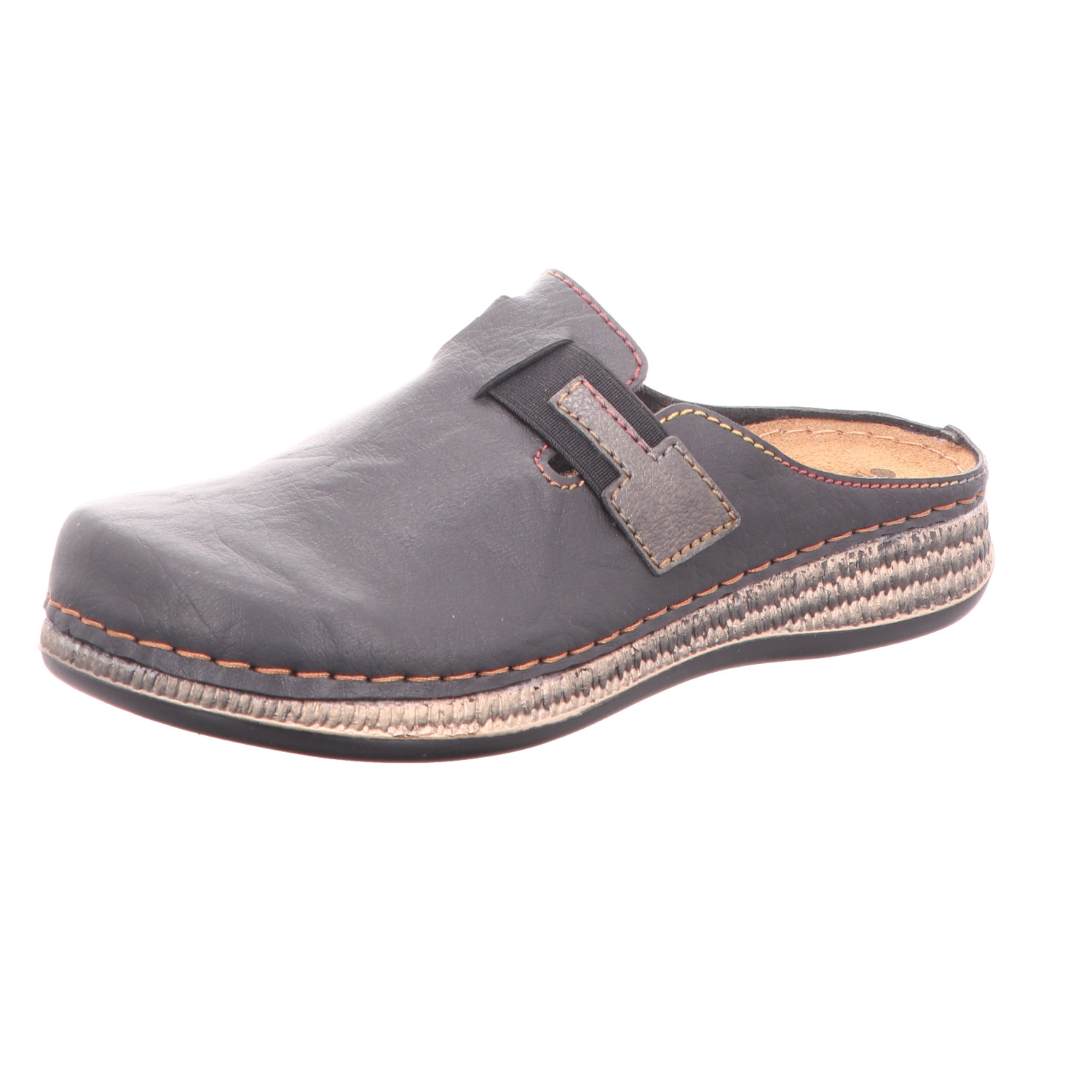 inblu Damen-Sabot-Clog Schwarz