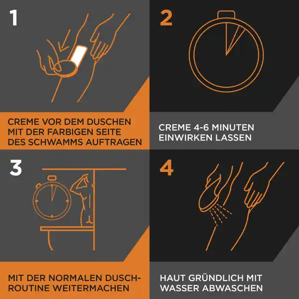 Men Dusch-Haarentfernungscreme