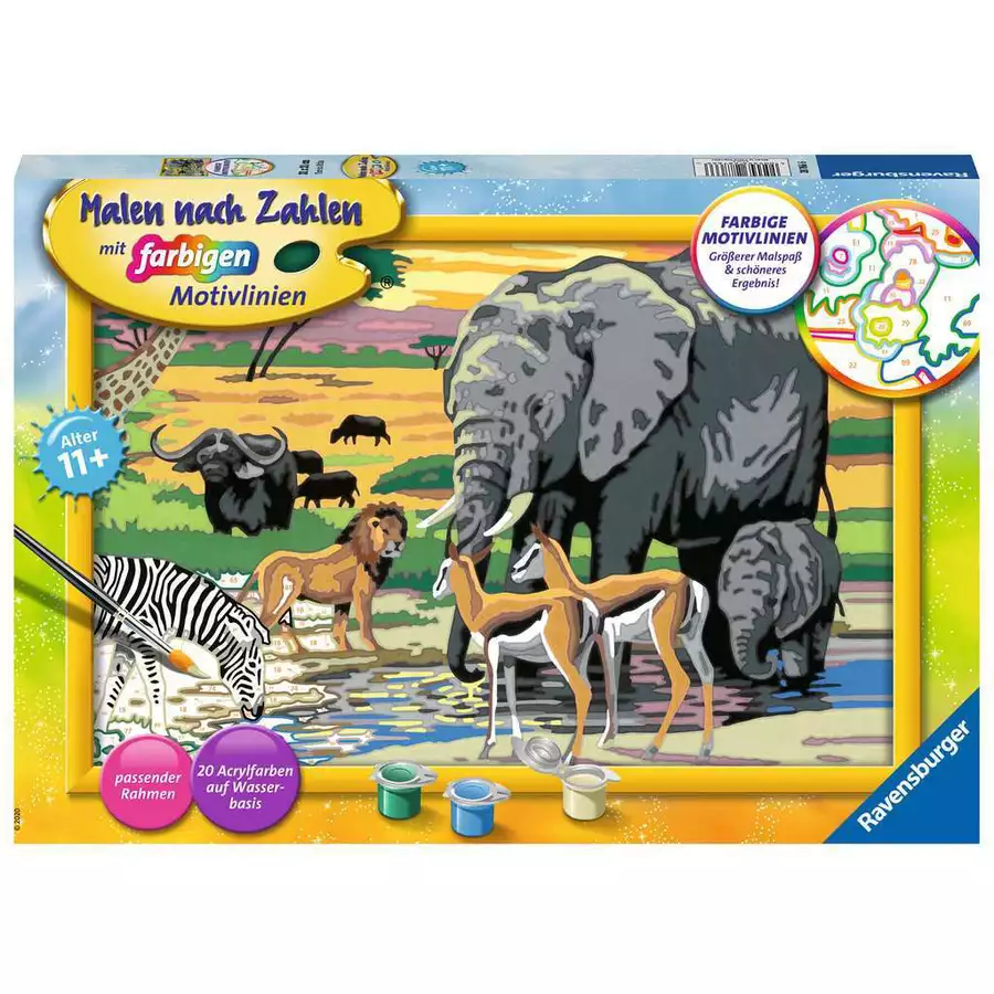 Ravensburger Tiere in Afrika bunt