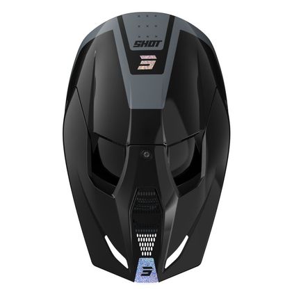 Casque cross Shot FURIOUS - LEAGUE 2025 - Noir / Multicolore