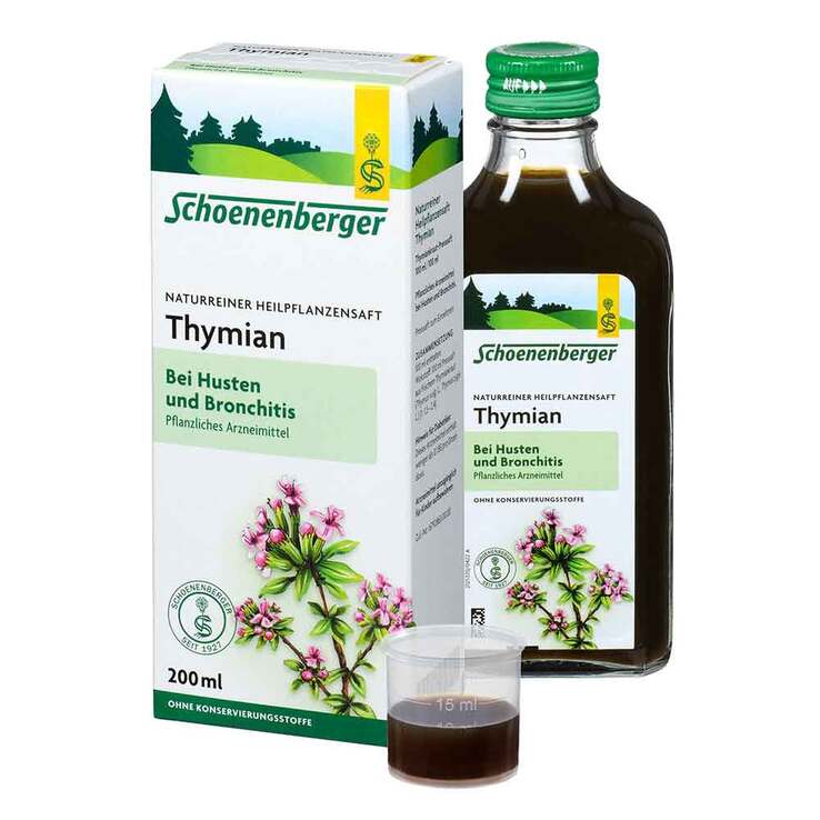 Thymian Saft Schoenenberger HPS, 200 ml
