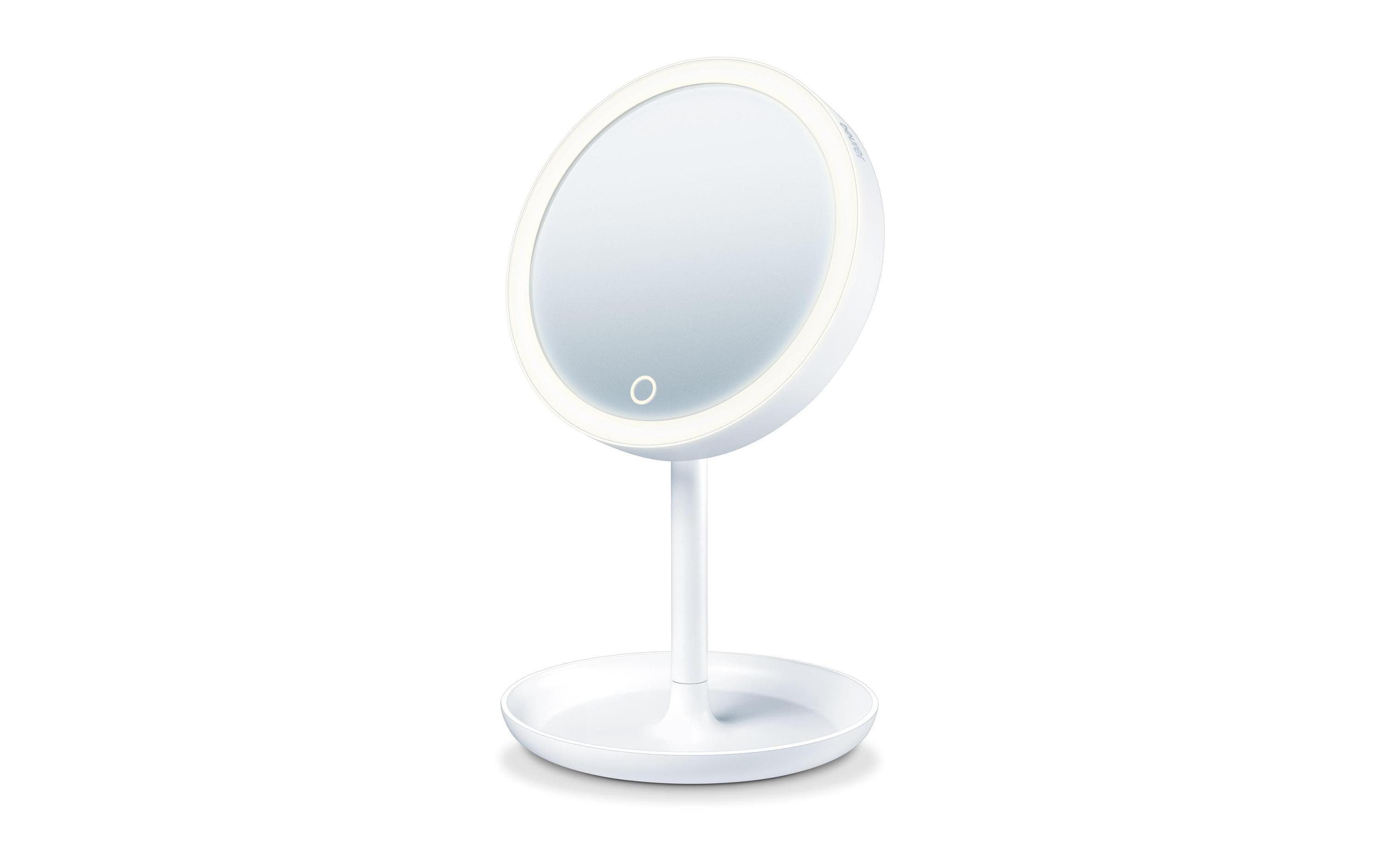 Kosmetikspiegel mit Sensor BS 45 WeissBeleuchteter Schminkspiegel