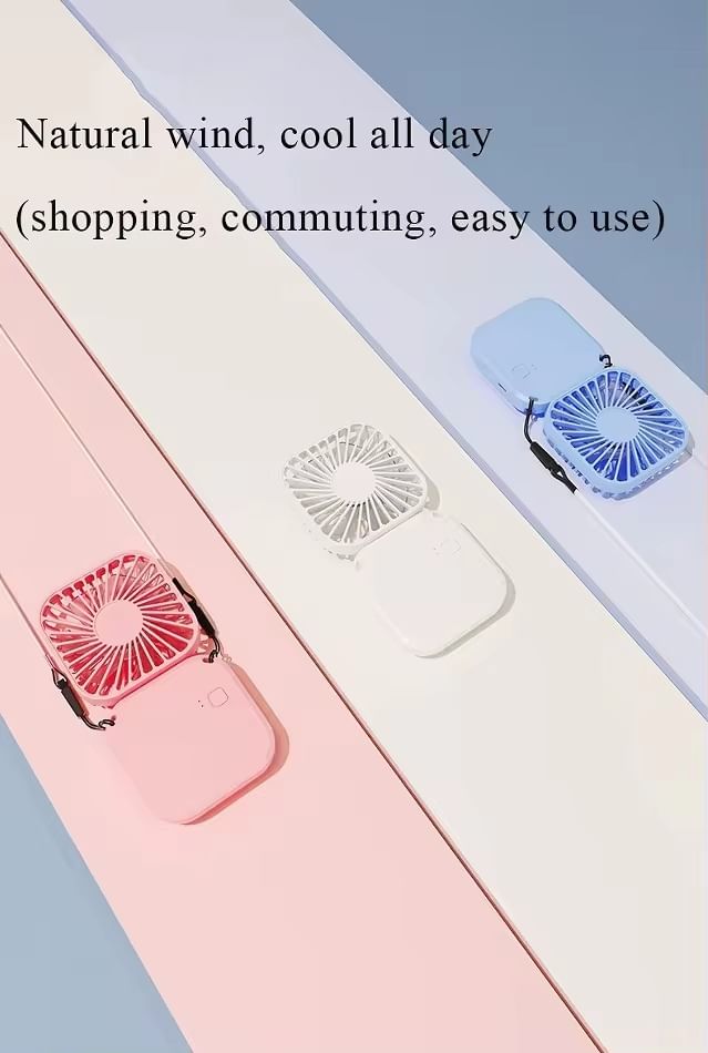 HOMTEC - USB oplaadbare nekventilator (verschillende uitvoeringen)