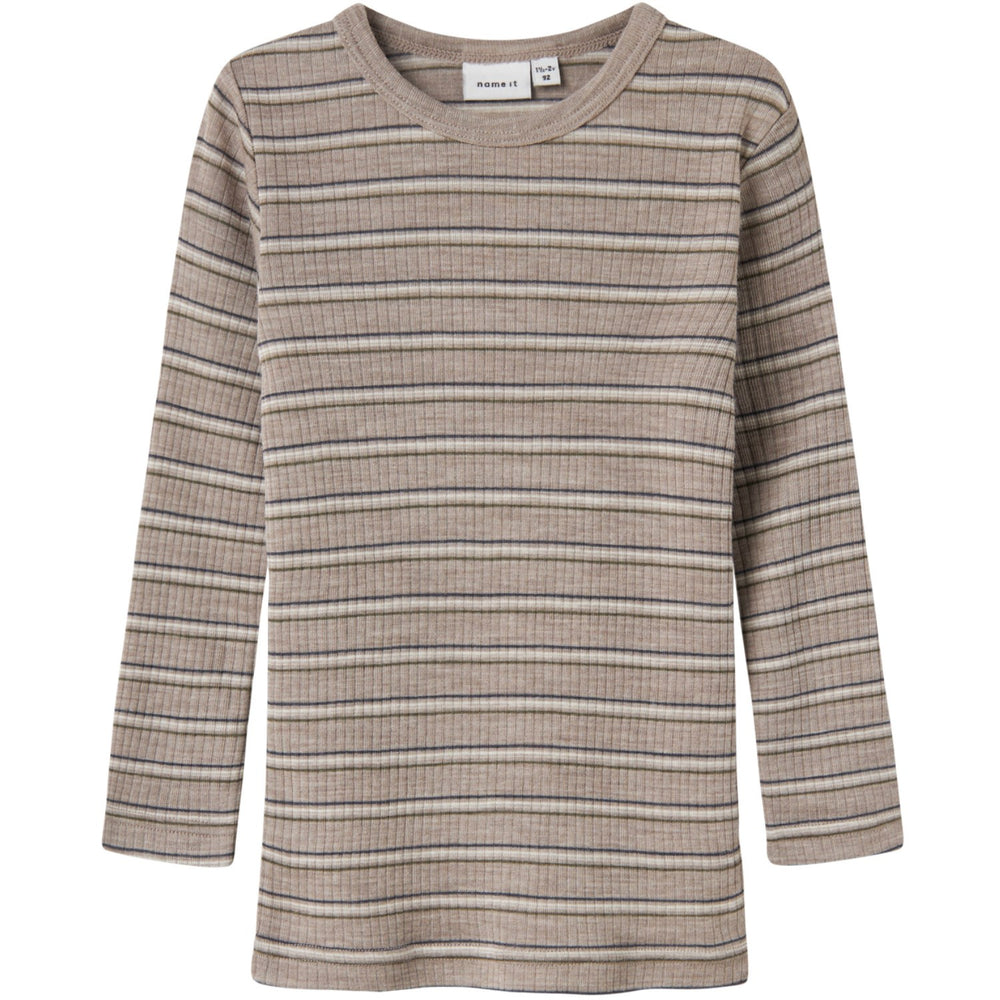 Køb Name It Satellite Stripes Nmmwomi Wo/Mo Ls Top
