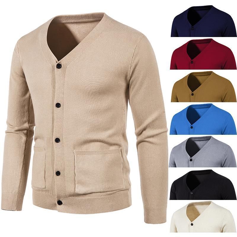 Sparrow Farm - V-hals vest met zakdetail