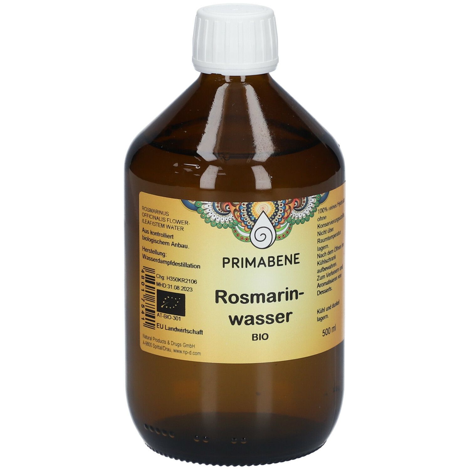 PRIMABENE Rosmarinwasser BIO