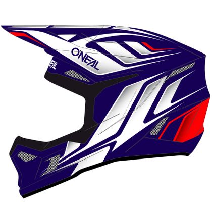 Casque cross O'Neal 3SRS - VERTICAL V24 2024 - Bleu / Blanc