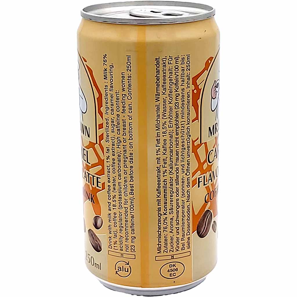 24x Mr.Brown Coffee Drink Caramel Latte Dose á 250ml=6L MHD:9.11.25
