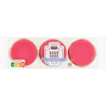 Jumbo Roze Koek 6 Stuks