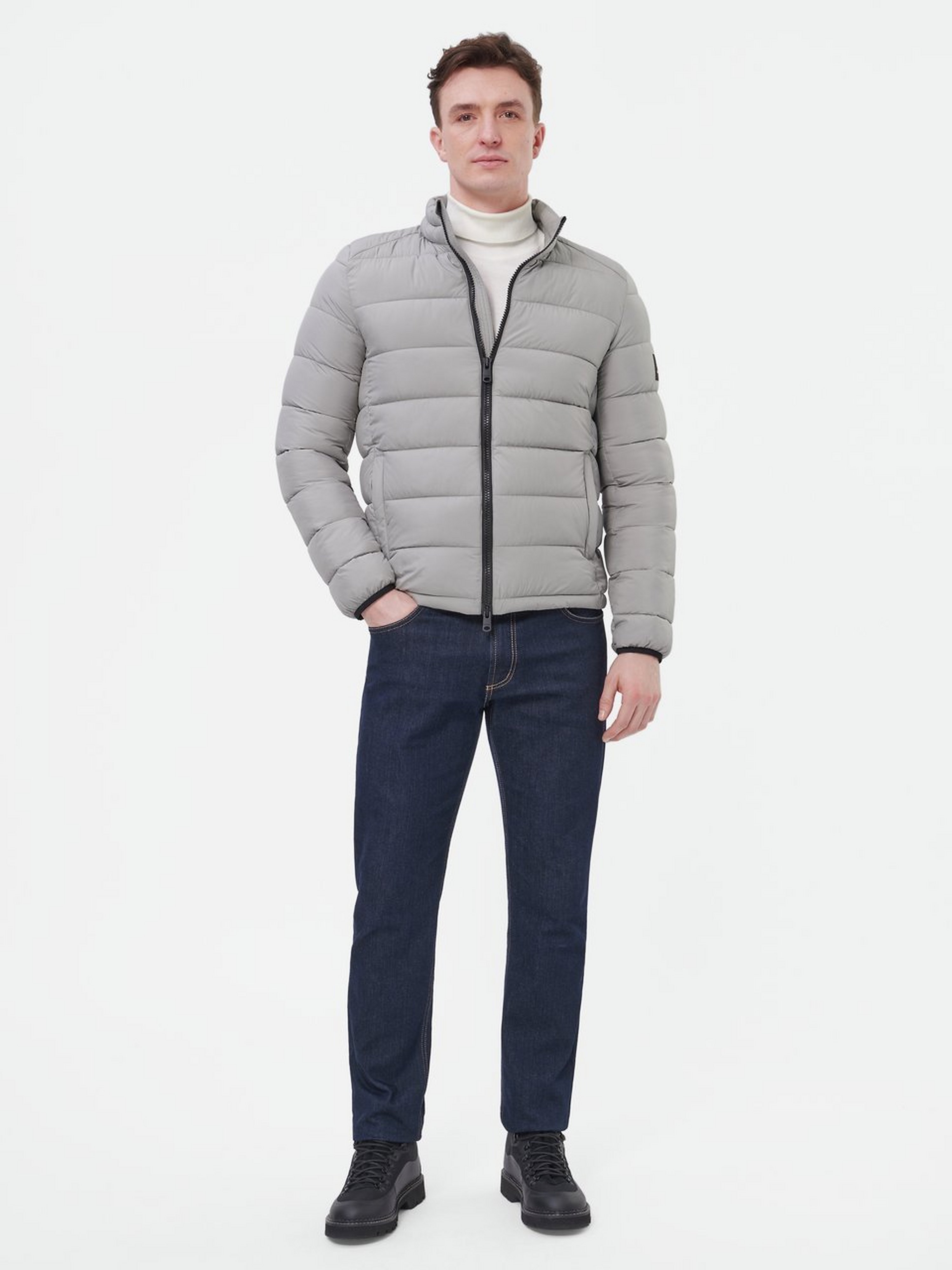 Steppjacke mit Stehkragen