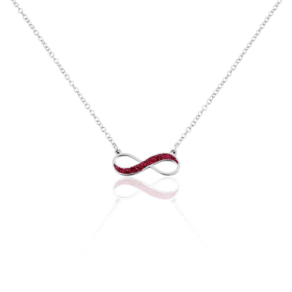 Collier Leevi Argent Blanc