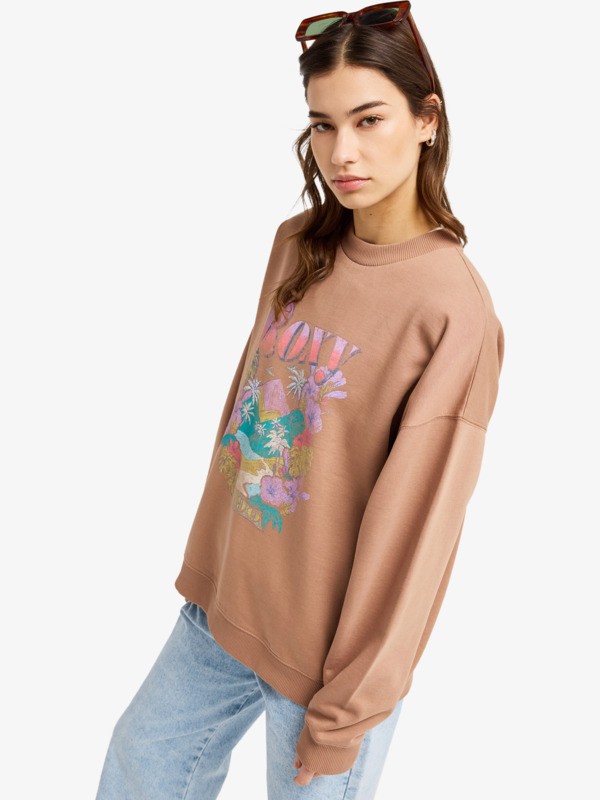 Lineup Oversized Sweat oversize Marron Femme