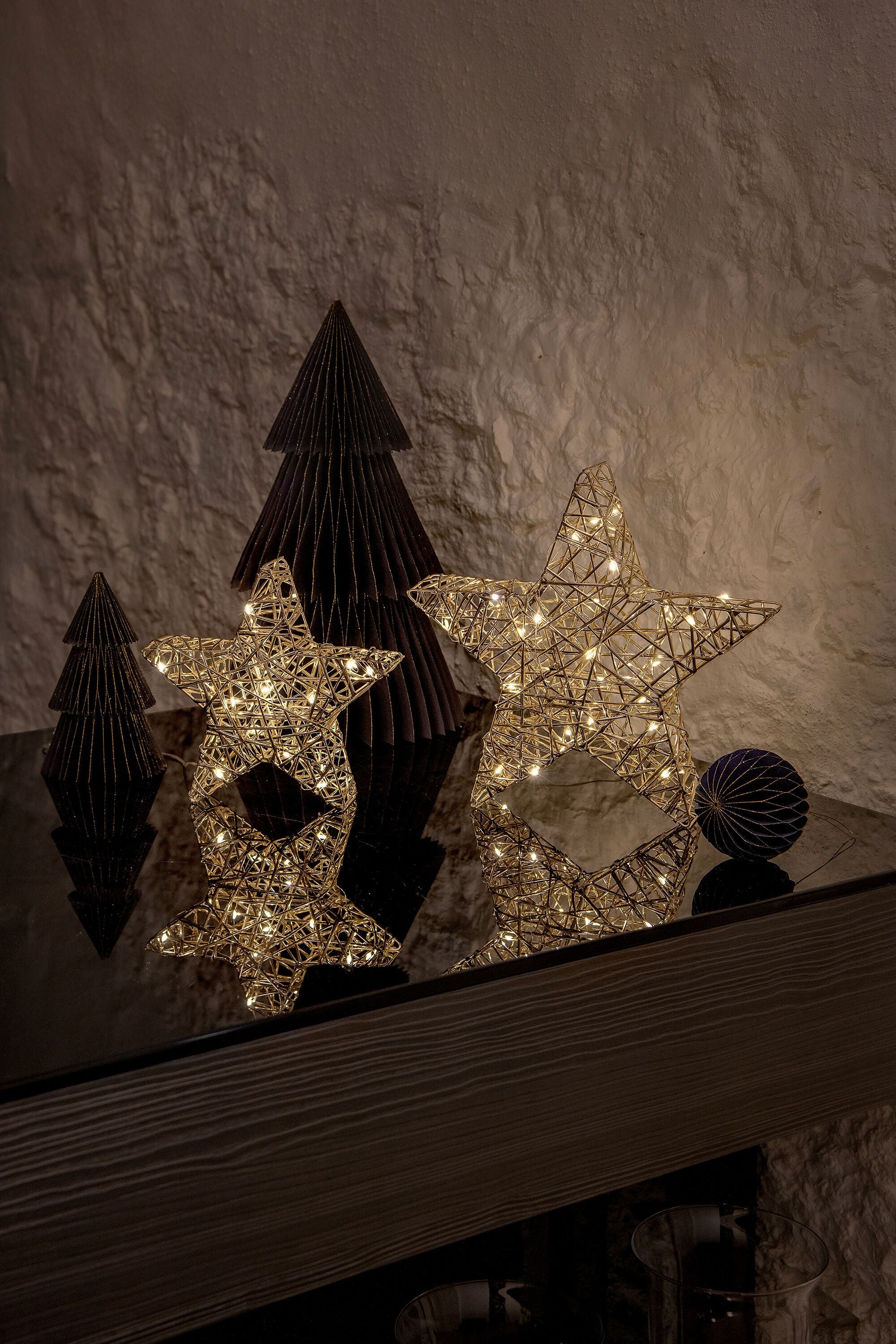 ASTRA LED Licht - Goldfarbig / B: 25.0 cm x T: 5.0 cm x H: 24.0 cm