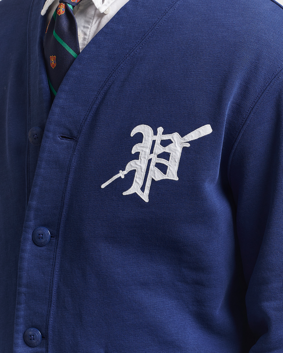 Polo Ralph Lauren Vintage Fleece Cardigan Fall Royal