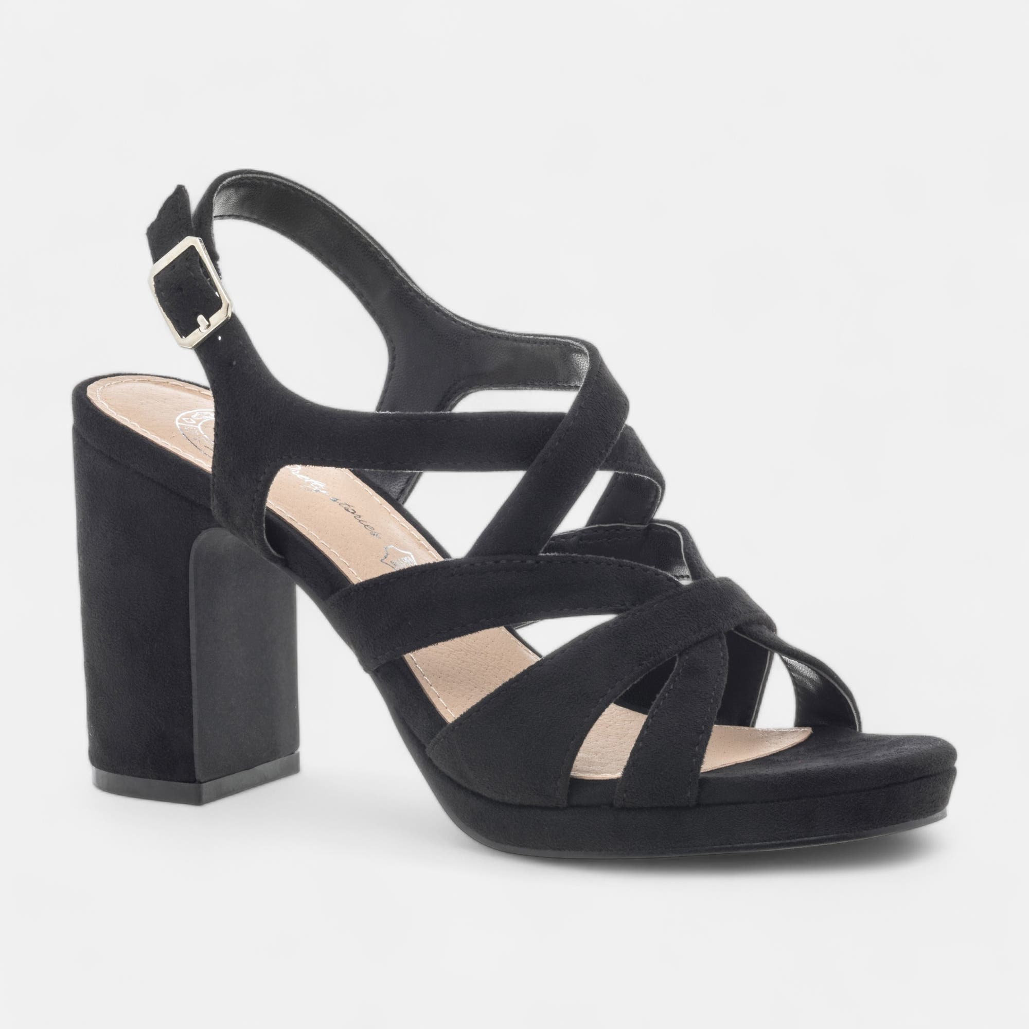 Nu-pieds à talon Femme noir