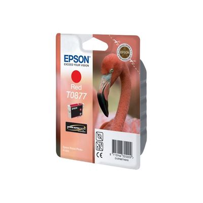 Epson T0877 Flamant rose - rouge - cartouche d'encre originale
