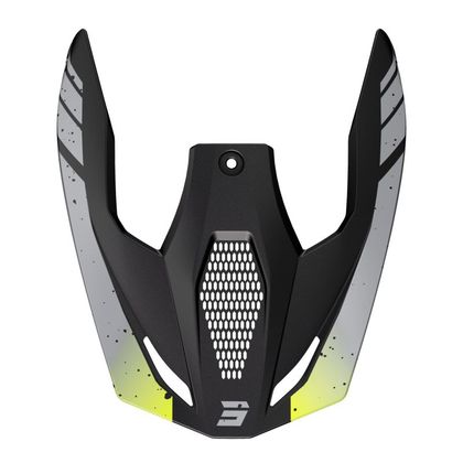 Visière Shot FURIOUS MIRAGE GREY NEON YELLOW MATT - Gris / Jaune