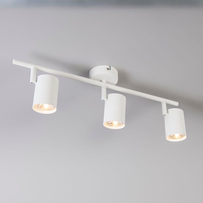 Moderne plafondspot wit 3-lichts kantelbaar - Jeana