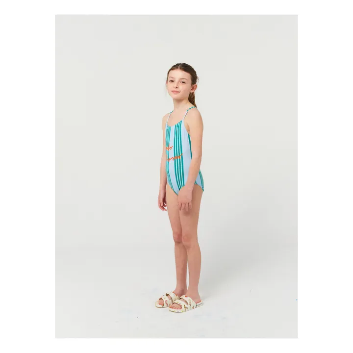 Bobo Choses Exclusivité Bobo Choses x Smallable - Maillot 1 Pièce Rayé | Bleu ciel
