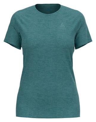 T-Shirt Trail Running Femme Odlo X-Alp Performance Wool 115 Bleu