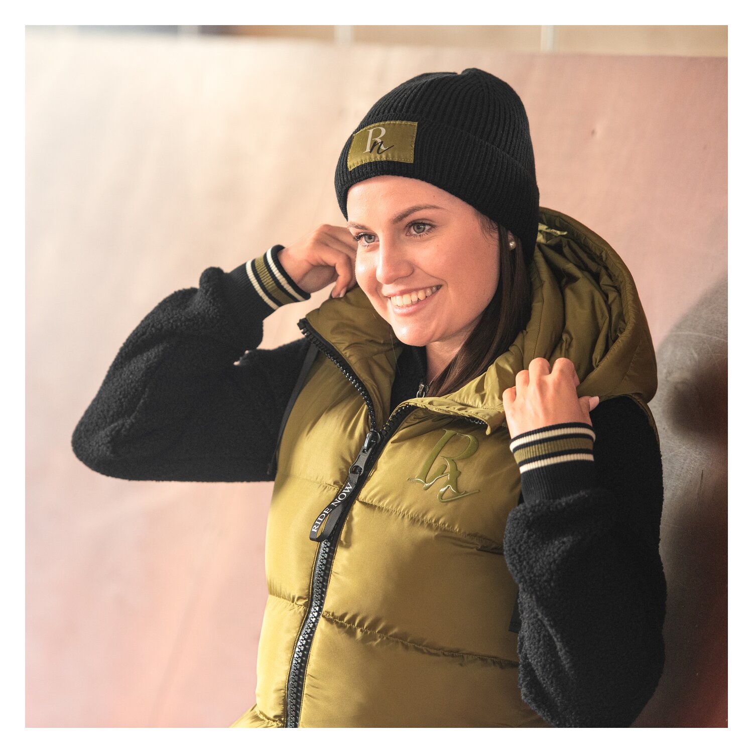 RIDE now Fleecejacke  - black