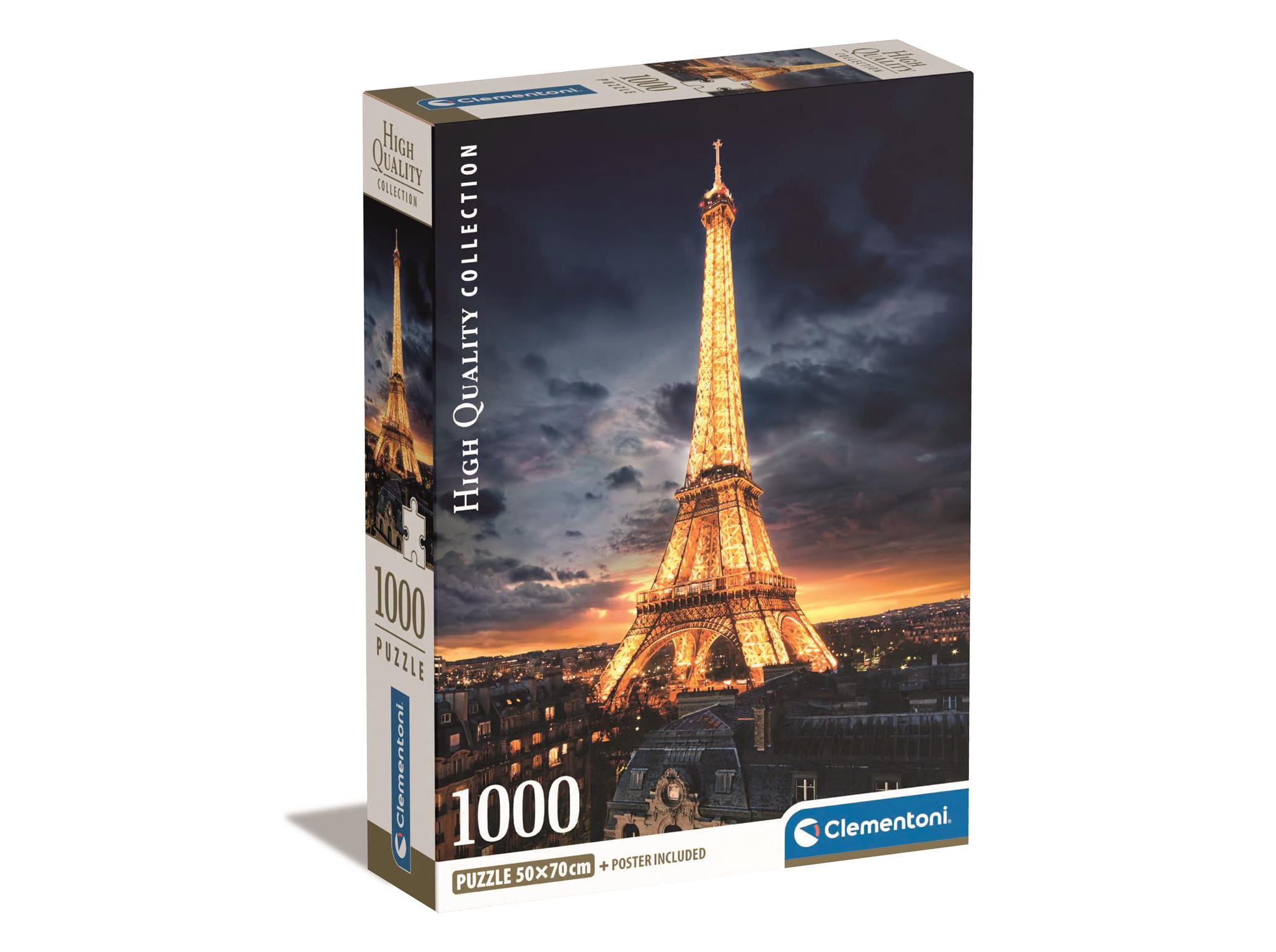 PUZZLE TOUR EIFFEL CLEMENTONI 1000 PEÇAS