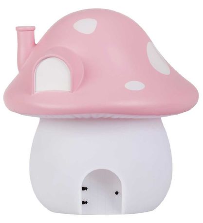A Little Lovely Company Natlampe - Mushroom - 19 cm - Faries