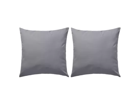 Lot de 2 coussins grise 45 x 45 x 3 cm DEC020102