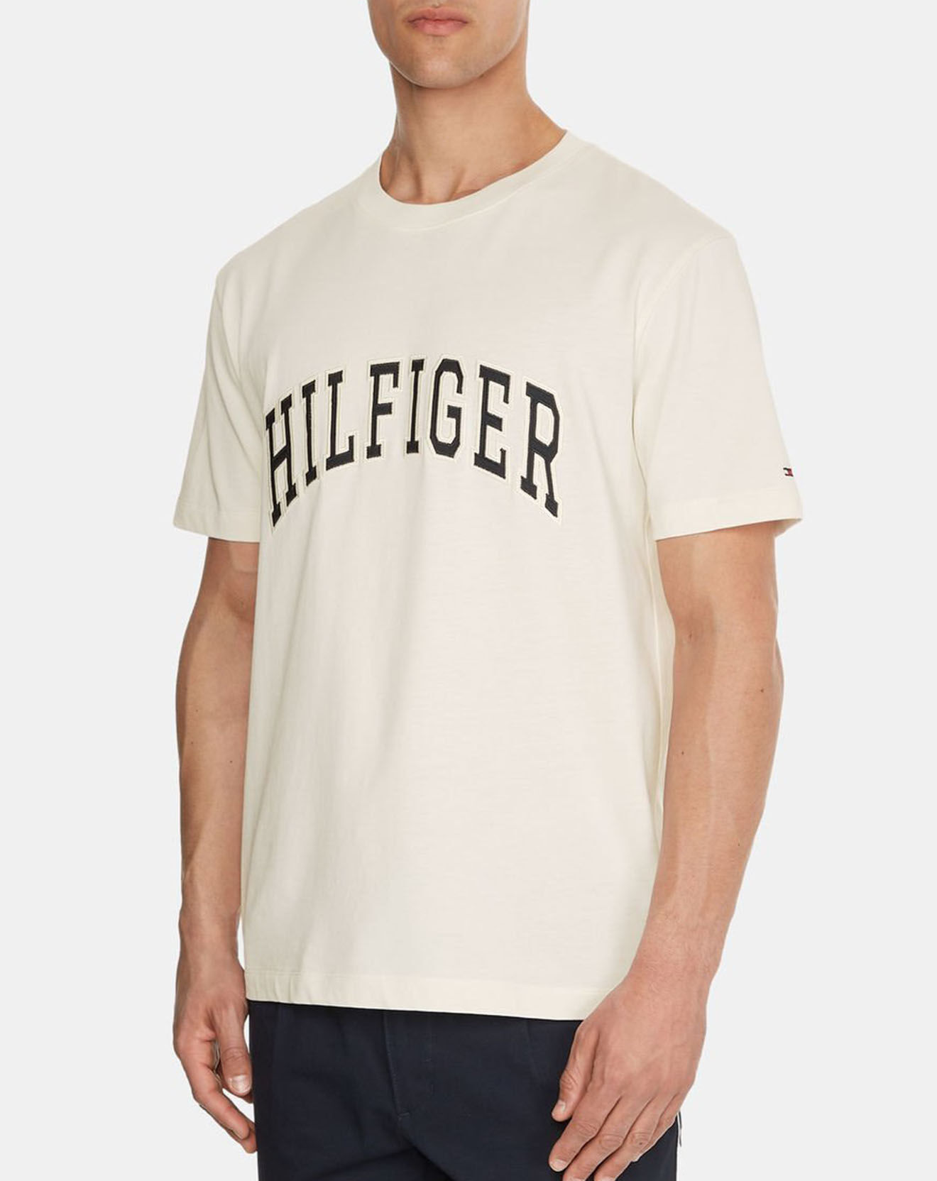 Tommy Hilfiger T-Shirt Arch Casual écru