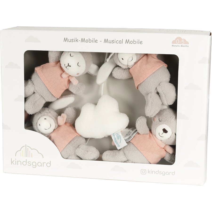 kindsgard Musik Mobile dirdans rosa