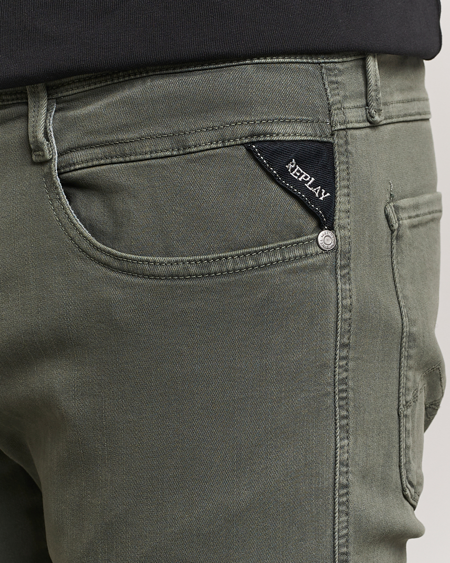 Replay Anbass Hyperflex X.Lite 5-Pocket Pants Dark Green